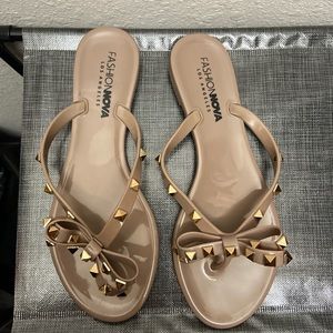 Fashion Nova Studded Sandals